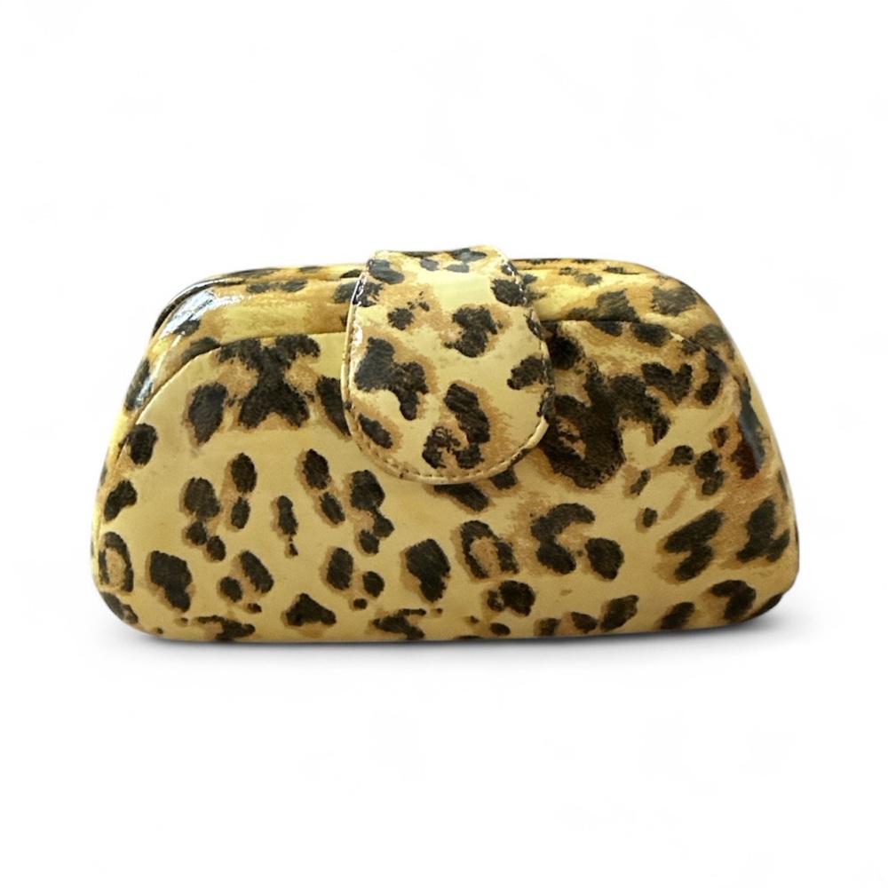 Leopard Print Clutch Bag